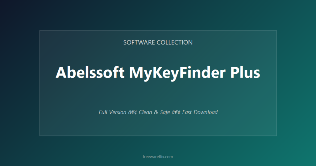 Abelssoft MyKeyFinder Plus featured.png