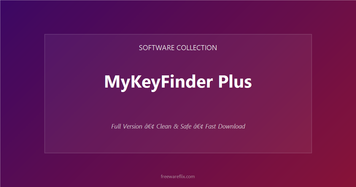 MyKeyFinder Plus featured.png