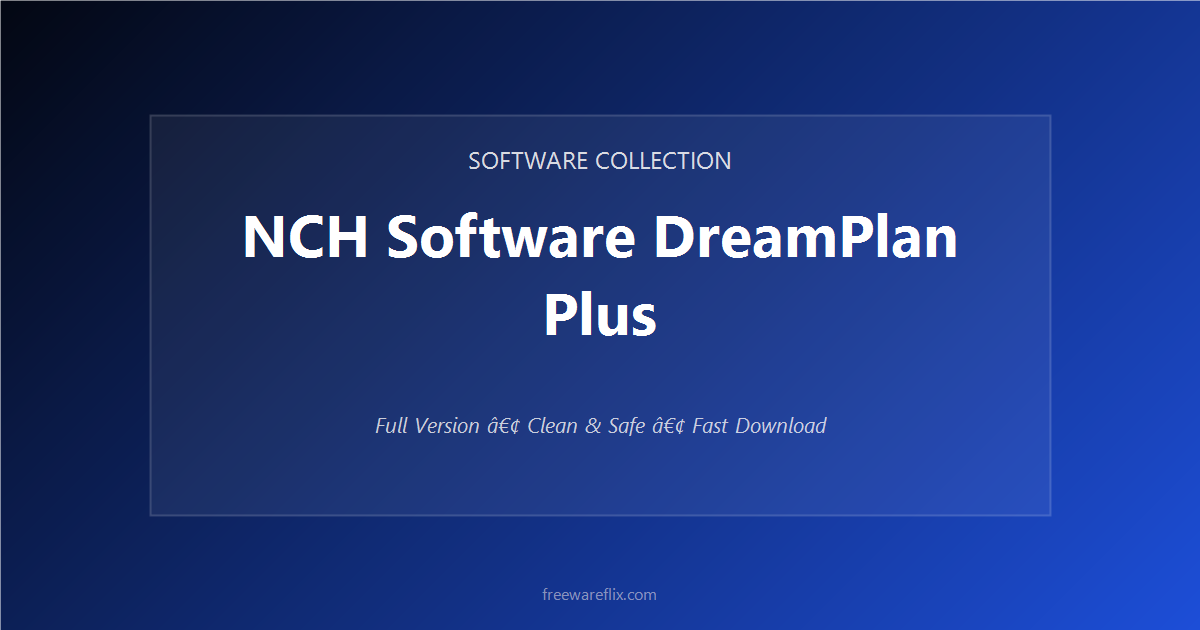 NCH Software DreamPlan Plus featured.png