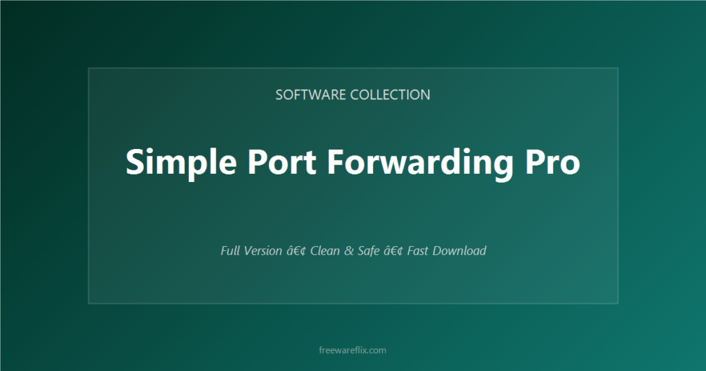 Simple Port Forwarding Pro featured.png