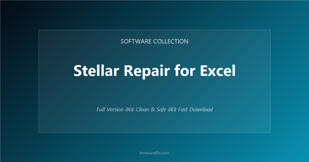 Stellar Repair for Excel featured.png